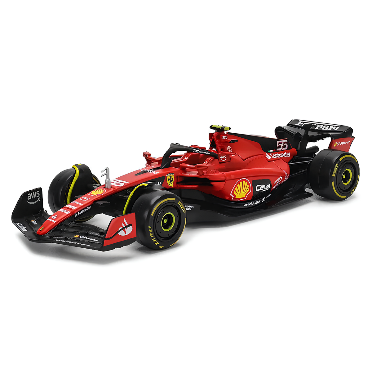 LANÇAMENTO (2023) F1 Miniatura Ferrari SF23 #55 Carlos Sainz 1:43