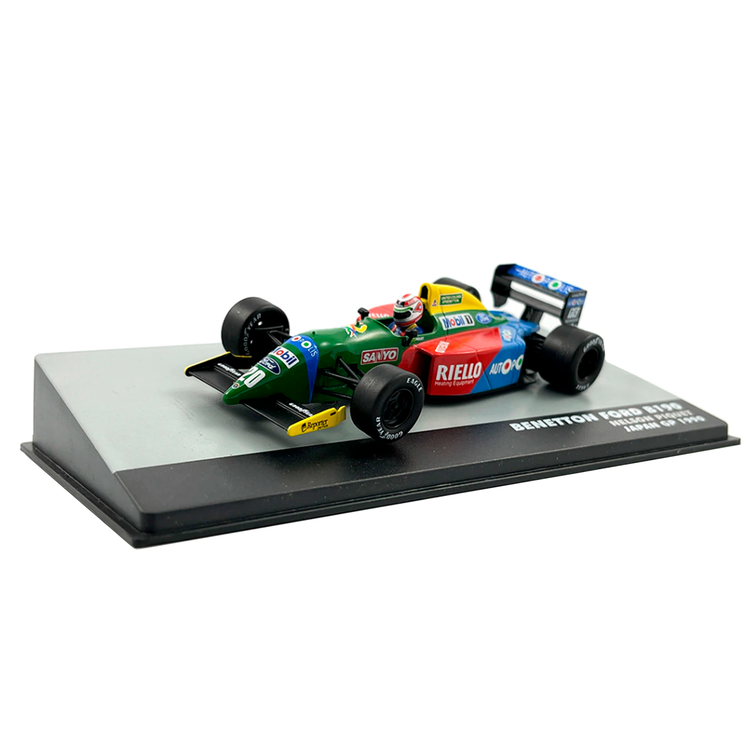 LANÇAMENTO (1990) F1 Miniatura Benetton Ford B190 Nelson Piquet 1:43