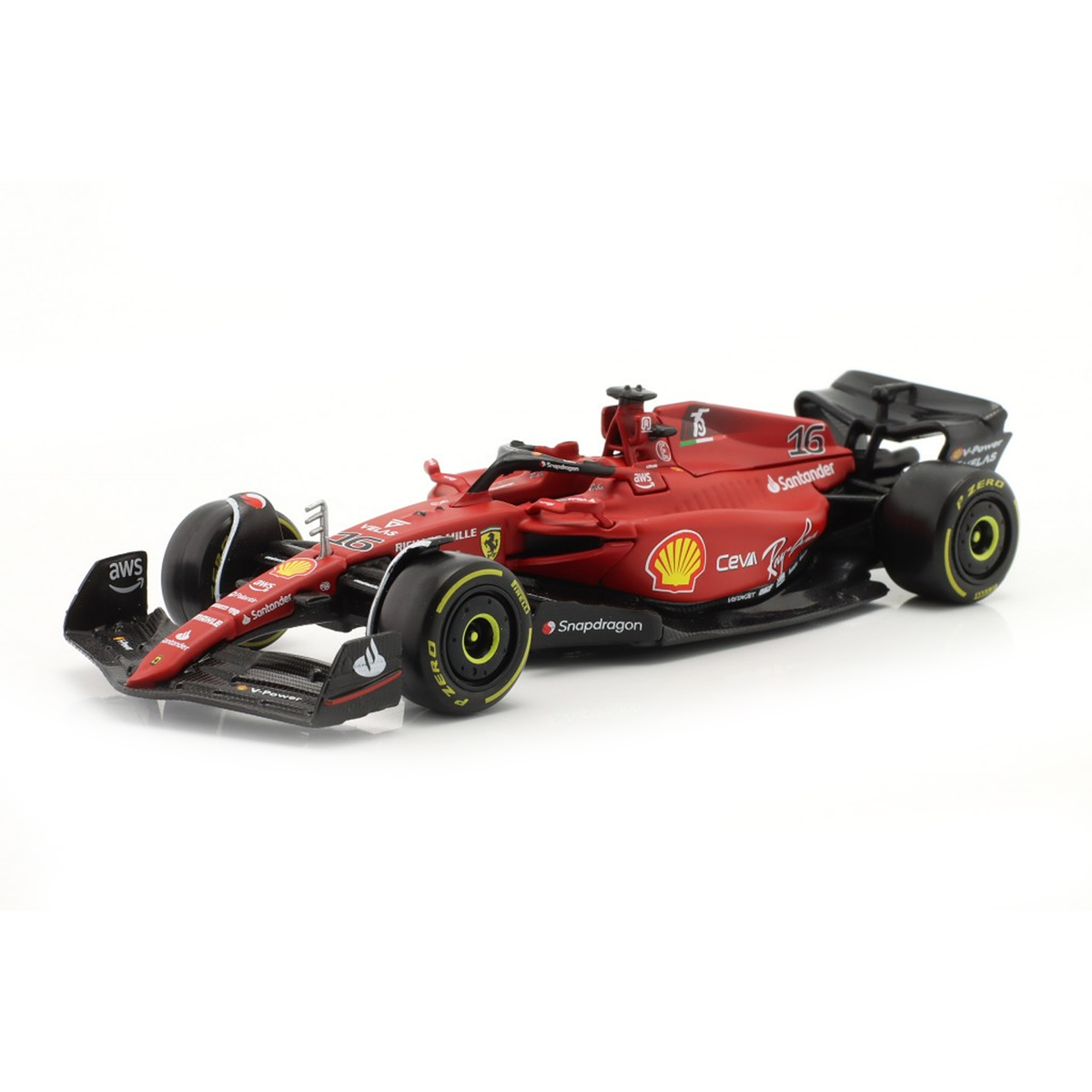 (2022) F1 Miniatura Ferrari F1-75 #16 Charles Leclerc 1:43