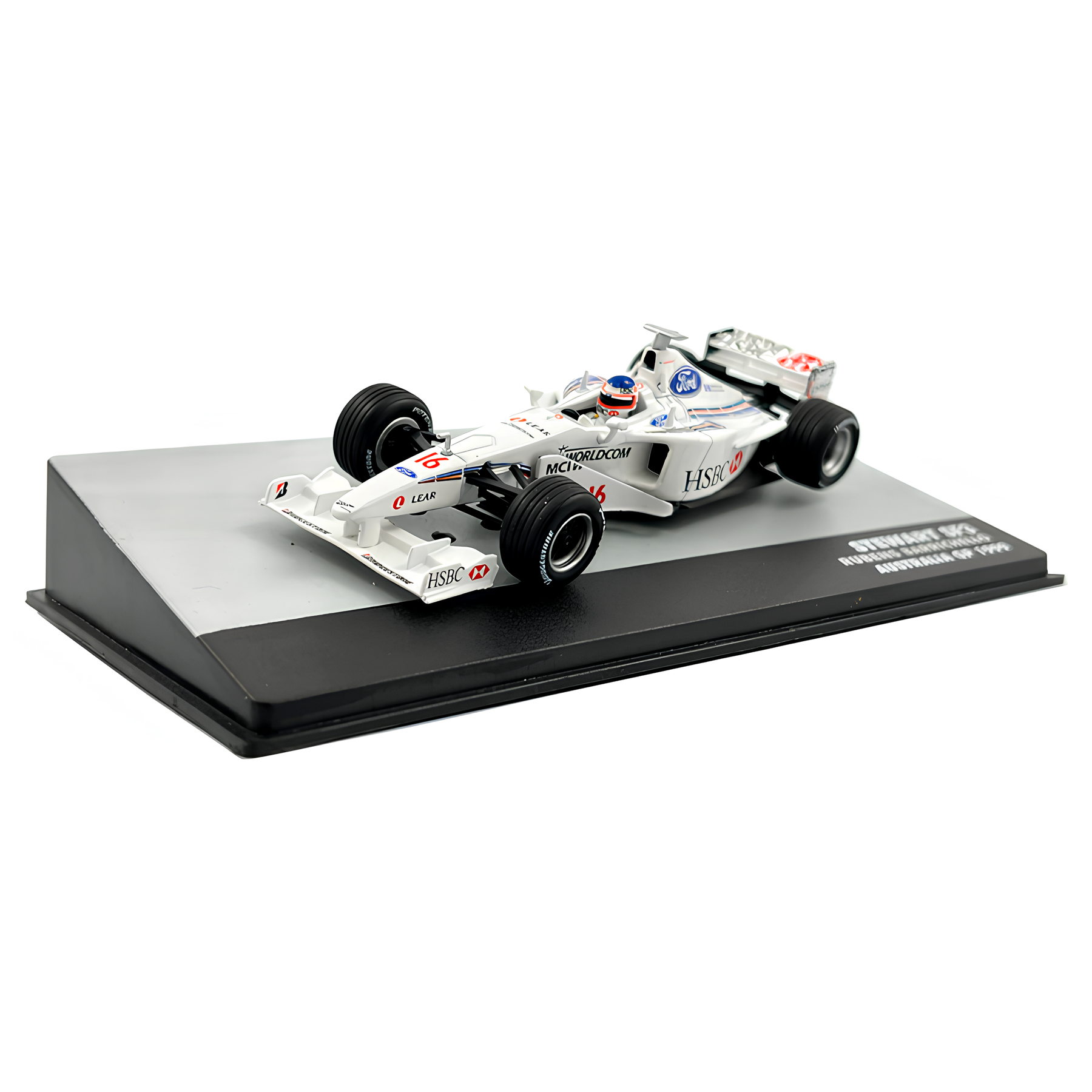 LANÇAMENTO (1999) F1 Miniatura Stewart SF3 Rubens Barrichello 1:43