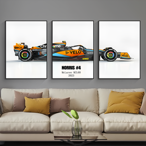 Pôster / Quadros Decorativos Fórmula 1 McLaren MCL60 #4