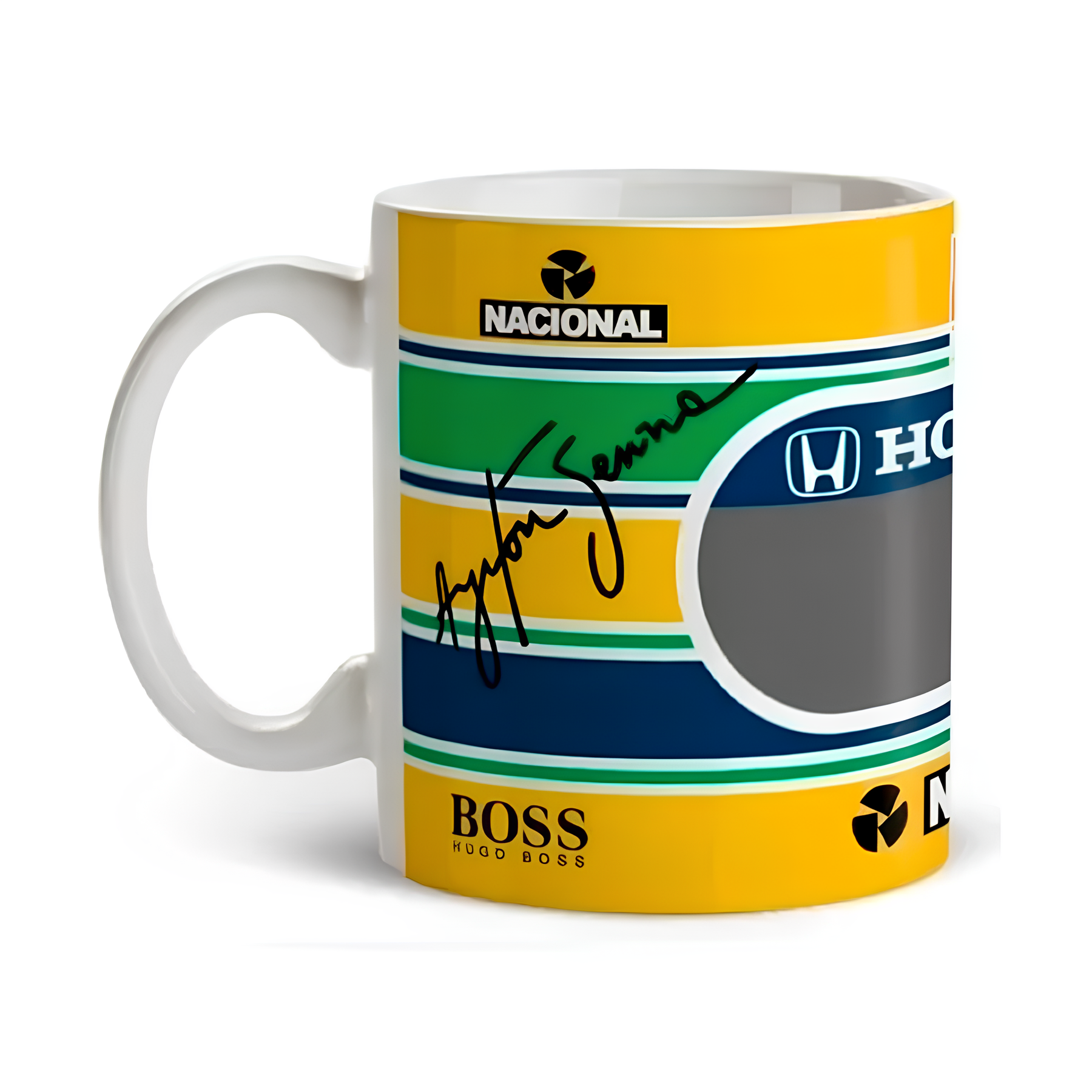 🎁 BRINDE 🎁Caneca Ayrton S. Capacete Fórmula 1 (100% off) (100% off)