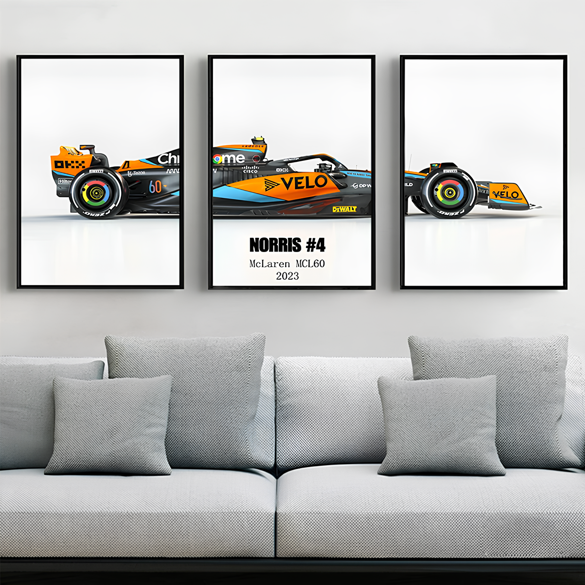 Pôster / Quadros Decorativos Fórmula 1 McLaren MCL60 #4