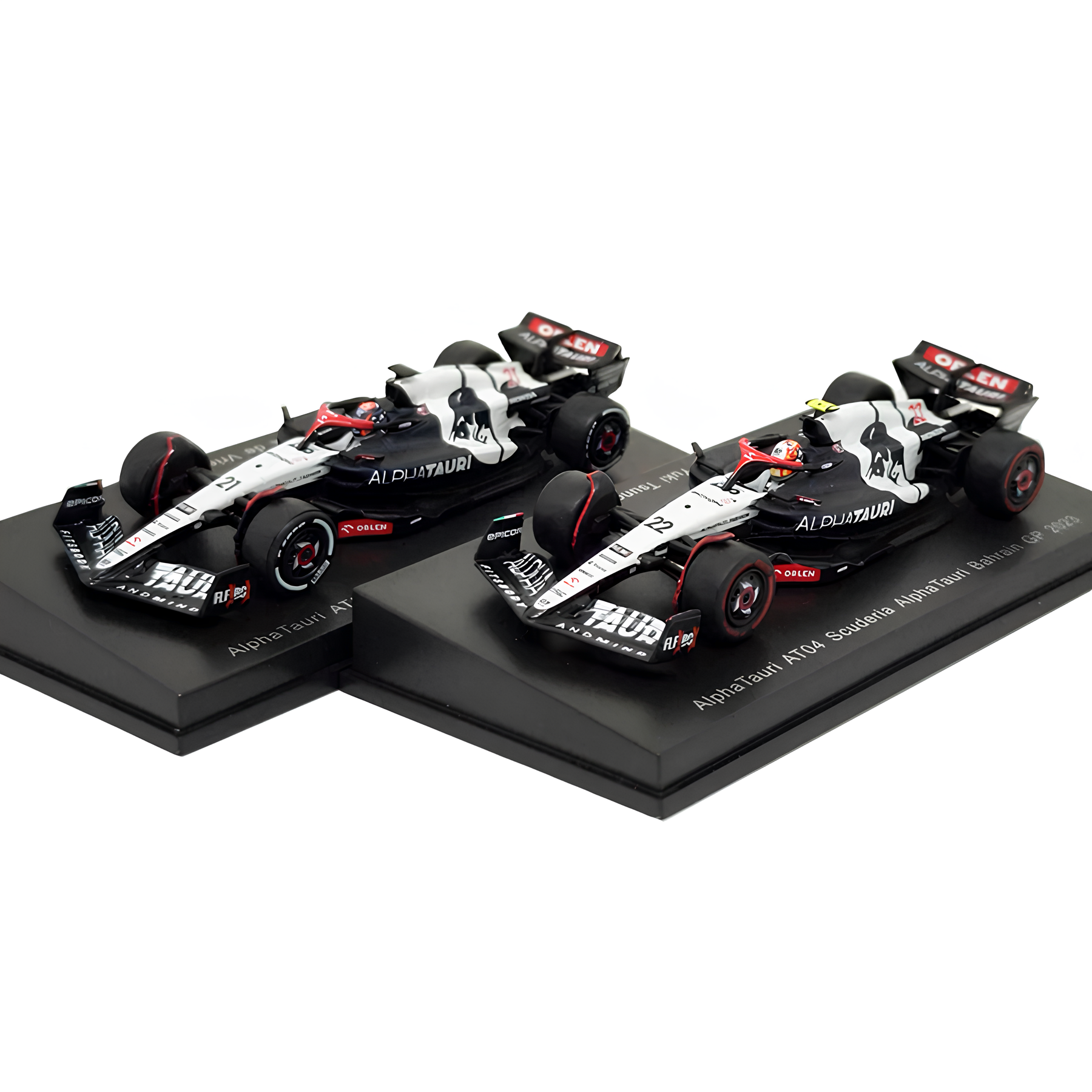 LANÇAMENTO (2023) F1 Miniatura AlphaTauri AT04 GP Bahrein 1:64