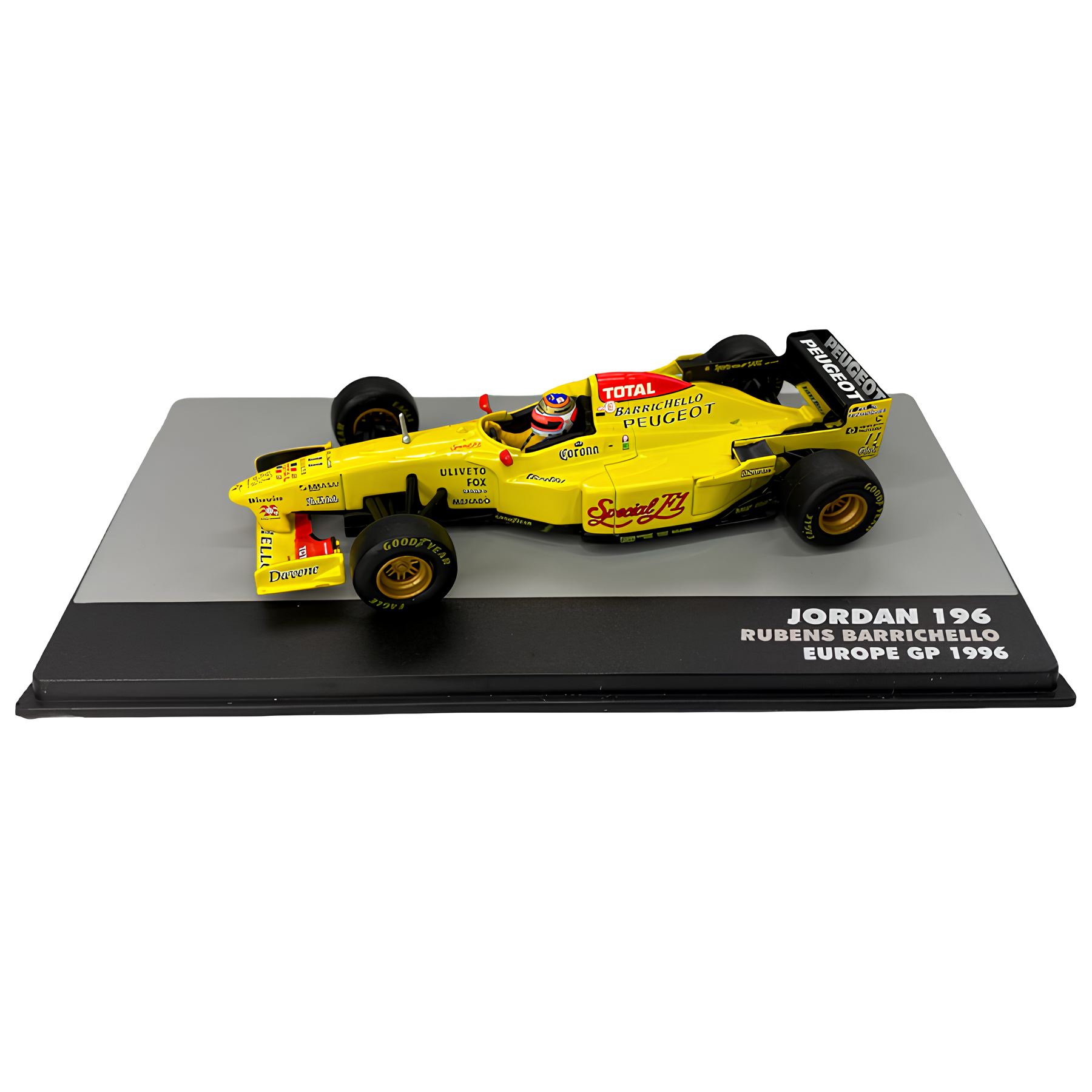 LANÇAMENTO (1996) F1 Miniatura Jordan 196 Rubens Barrichello 1:43