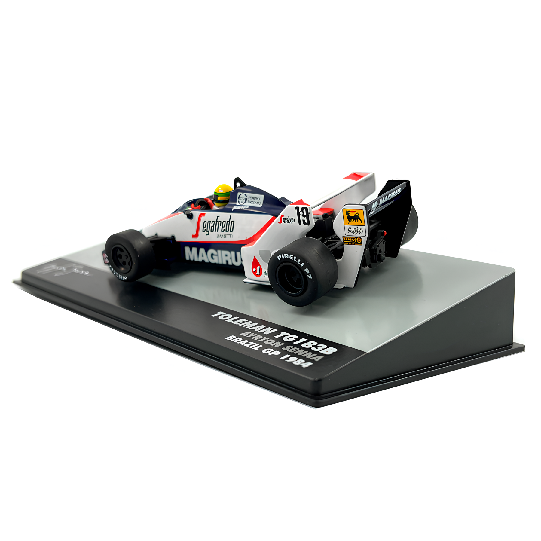 LANÇAMENTO (1984) F1 Miniatura Toleman TG183B Ayrton S. 1:43