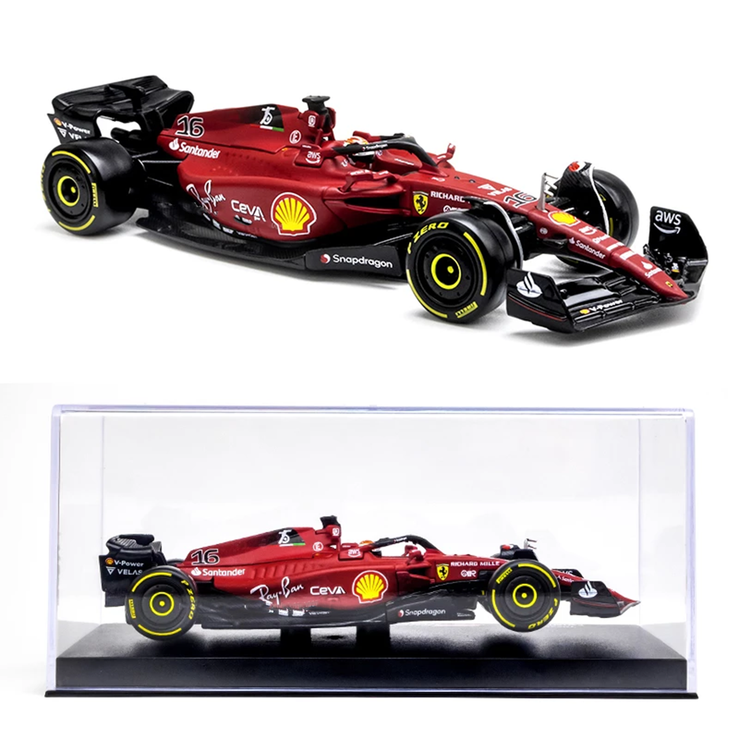 (2022) F1 Miniatura Ferrari F1-75 #55 Carlos Sainz