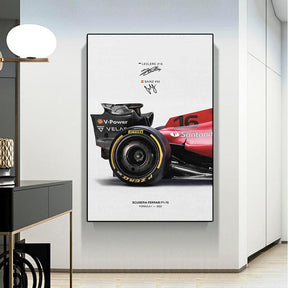 Pôster / Quadros Decorativos Scuderia Ferrari Fórmula 1