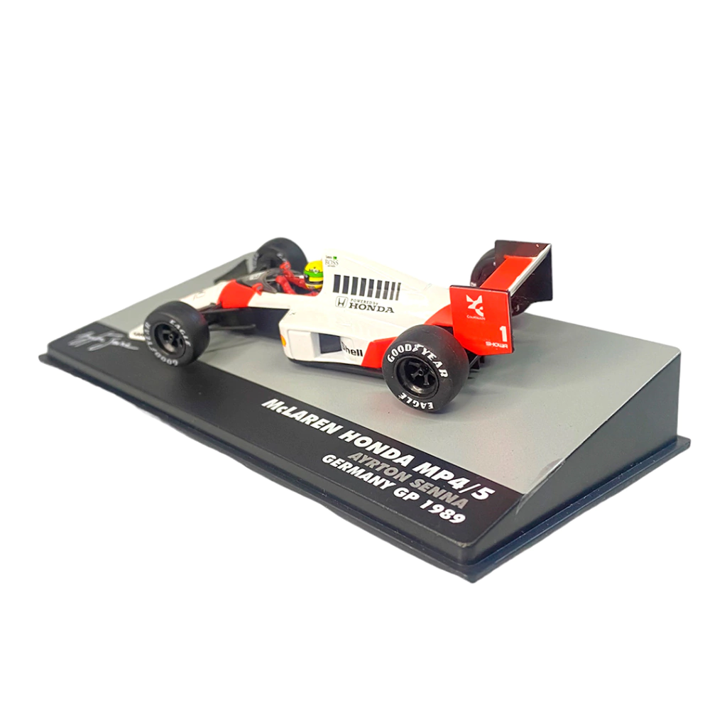 LANÇAMENTO (1990) F1 Miniatura McLaren MP4/5B Ayrton S. 1:43