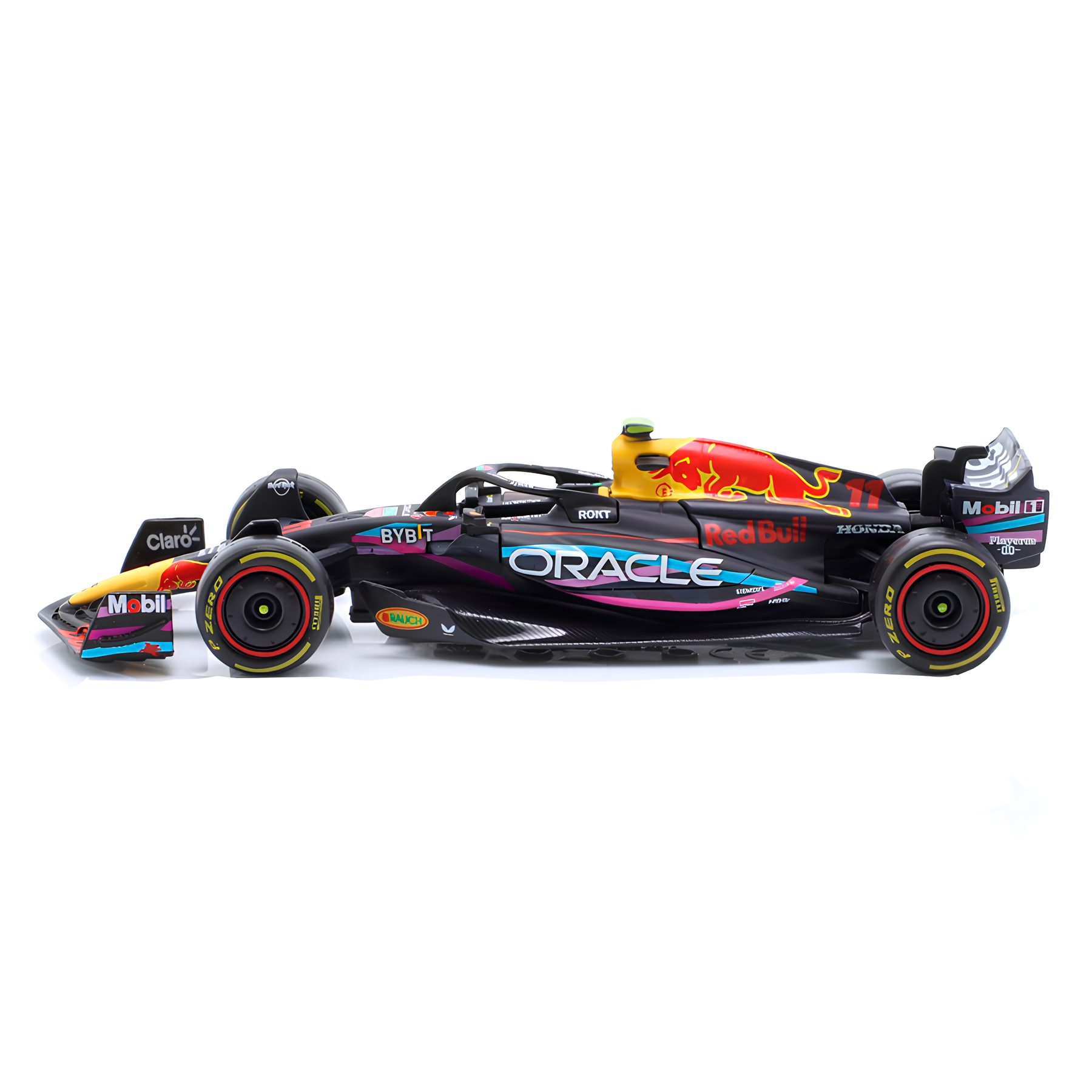 LANÇAMENTO (2023) F1 Miniatura Red Bull Racing RB19 Miami GP #11 Sergio Pérez 1:43